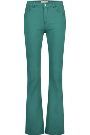 Fabienne Chapot Jeansy, Kobieta, Zielony, W25, Bawełna, Eva Flare Jeansy