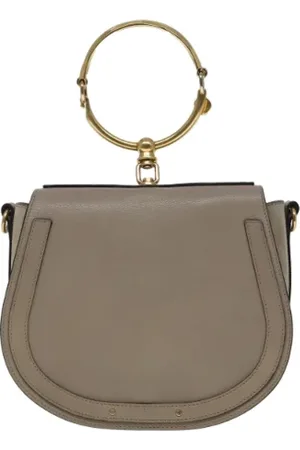 Chloé Pre-owned, Kobieta, Szary, ONE SIZE, Pre-owned Skórzane torebki