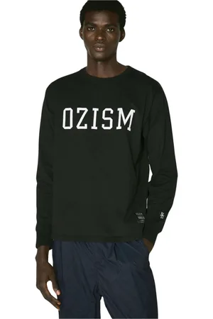 UNDERCOVER Koszulki, Mężczyzna, Czarny, M, Haftowany T-shirt z bawełnianego dżerseju z dekoltem typu crewneck