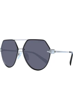 ANA HICKMANN Akcesoria, Kobieta, Szary, ONE SIZE, Srebrne Damskie Okulary Pilota