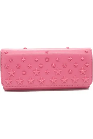 Jimmy Choo Pre-owned, Kobieta, Różowy, ONE SIZE, Skóra, Pre-owned skórzane portfele