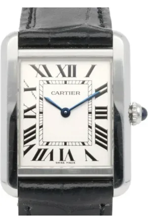 Cartier Pre-owned, Kobieta, Biały, ONE SIZE, Pre-owned Leather watches