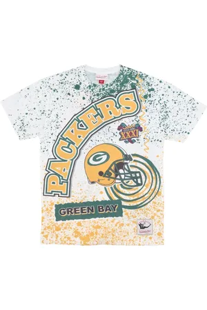 Mitchell & Ness Koszulki, Mężczyzna, Wielobarwność, S, Green Bay Packers Sublimated Tee