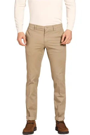 Masons Spodnie, Mężczyzna, Beżowy, L, Bawełna, Gabardine Stretch Spodnie Regular Fit