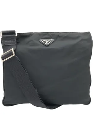 Prada Pre-owned, Kobieta, Czarny, ONE SIZE, Nylon, Pre-owned Canvas crossbody-bags