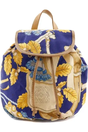 Loewe Pre-owned, Kobieta, Wielobarwność, ONE SIZE, Pre-owned Canvas backpacks