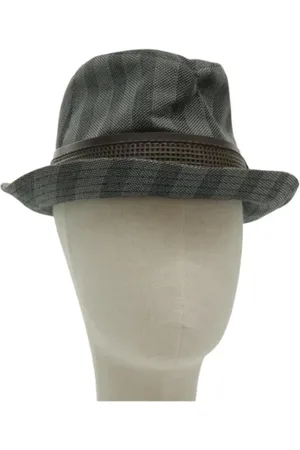 LOUIS VUITTON Pre-owned, Kobieta, Szary, ONE SIZE, Bawełna, Pre-owned Cotton hats