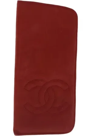 CHANEL Pre-owned, Kobieta, Czerwony, ONE SIZE, Skóra, Pre-owned Leather pouches