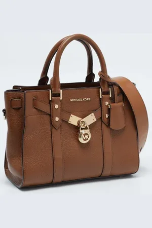 Michael Kors Pre-owned, Kobieta, brązowy, ONE SIZE, Pre-owned skórzane torby na ramię