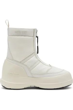 Moon Boot Buty, Kobieta, Biały, 37 EU, Białe Zimowe Buty
