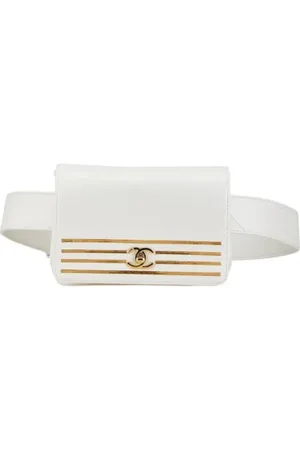 CHANEL Pre-owned, Kobieta, Biały, ONE SIZE, Pre-owned Leather chanel-bags