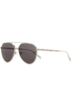 Alexander McQueen Akcesoria, Kobieta, Szary, ONE SIZE, Stylowe Srebrne Okulary Przeciwsłoneczne
