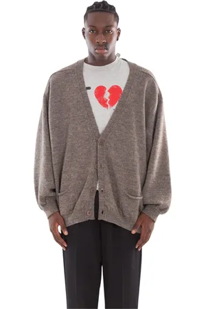 MAGLIANO Swetry, Mężczyzna, Szary, M, Oversized Sweter z Wełny