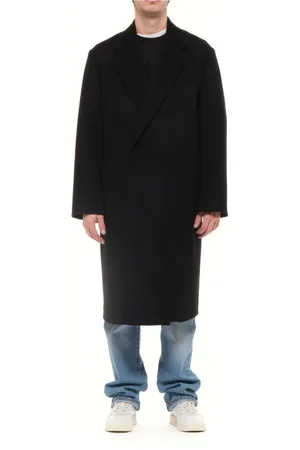 COSTUMEIN Płaszcze, Mężczyzna, Czarny, M, Stylowy Płaszcz Tristan Piave 413