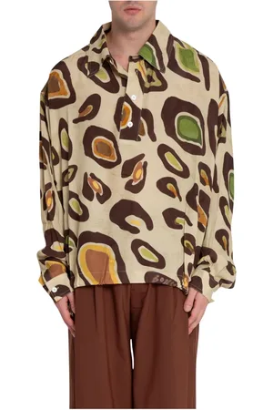 BONSAI Kurtki, Mężczyzna, Wielobarwność, M, Oversize Shirt w Kolorze Kolekcji