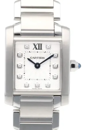 Cartier Pre-owned, Kobieta, Biały, ONE SIZE, Pre-owned Stainless Steel watches