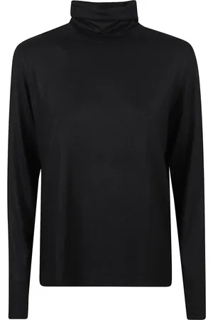 Majestic Koszulki, Kobieta, Czarny, S, Eleganckie T-shirty i Pola z Wiskozy