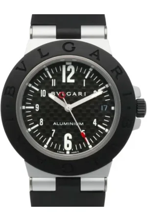 Bvlgari Pre-owned, Mężczyzna, Czarny, ONE SIZE, Pre-owned Linen watches