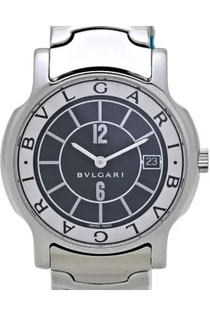 Bvlgari Pre-owned, Mężczyzna, Czarny, ONE SIZE, Pre-owned Metal watches