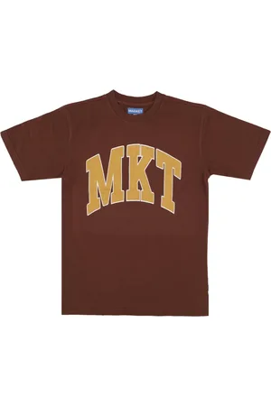 MARKET Koszulki, Mężczyzna, brązowy, L, T-shirt męski Acorn, krótki rękaw