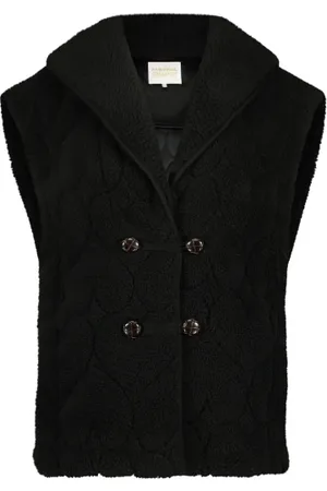 Fabienne Chapot Kurtki, Kobieta, Czarny, XS/S, Poliester, Merlin Gilet