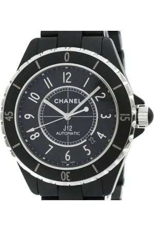 CHANEL Pre-owned, Mężczyzna, Czarny, ONE SIZE, Pre-owned Fabric watches