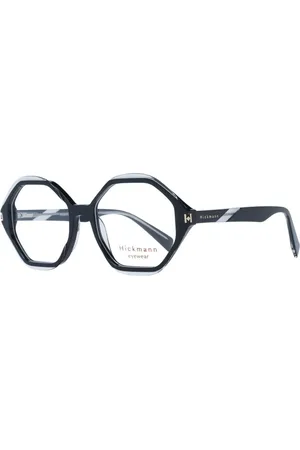 ANA HICKMANN Akcesoria, Kobieta, Czarny, ONE SIZE, Czarne Okulary Optyczne z Pełną Oprawką Acetatu