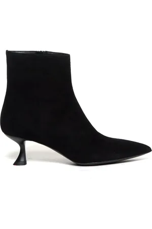 SERGIO LEVANTESI Buty, Kobieta, Czarny, 36 EU, Zamsz, Czarne zamszowe botki Cleope 5