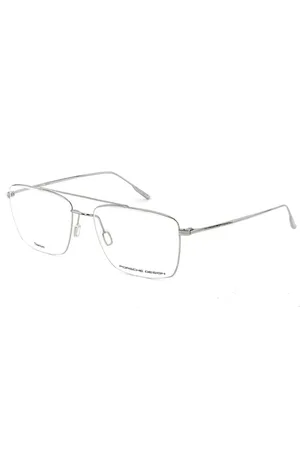 Porsche Design Akcesoria, Mężczyzna, Szary, ONE SIZE, Ramki z tytanu z srebrnym cyferblatem