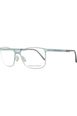 Porsche Design Akcesoria, Kobieta, Zielony, ONE SIZE, Zielone Metalowe Okulary Optyczne w Kształcie Prostokąta