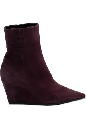 vic matiè Buty, Kobieta, Czerwony, 38 1/2 EU, Minimalistyczny botek Cocoon w Bordeaux