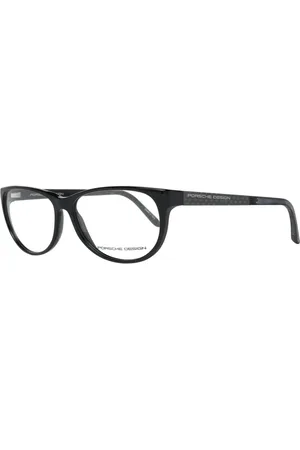 Porsche Design Akcesoria, Kobieta, Czarny, ONE SIZE, Czarne Okulary Optyczne w Kształcie Prostokąta dla Kobiet