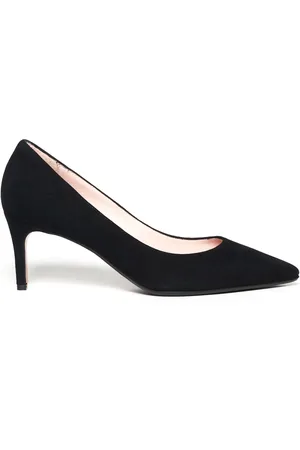 ANNA F. Buty, Kobieta, Czarny, 36 EU, Zamsz, Czarne zamszowe buty decollete