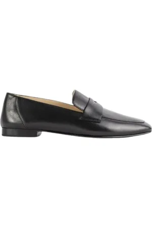 Le Monde Beryl Buty, Kobieta, Czarny, 37 1/2 EU, Skóra, Czarne skórzane mokasyny