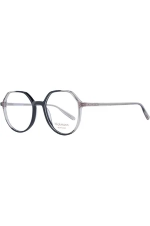 ANA HICKMANN Akcesoria, Kobieta, Czarny, ONE SIZE, Czarne Kwadratowe Okulary Optyczne z Etui