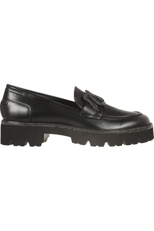 RENE CAOVILLA Buty, Kobieta, Czarny, 40 EU, Czarne Lordsy dla Kobiet