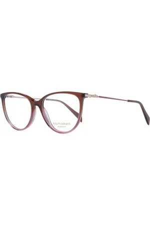 ANA HICKMANN Akcesoria, Kobieta, brązowy, ONE SIZE, Brązowe Okulary Optyczne w Kształcie Motyla