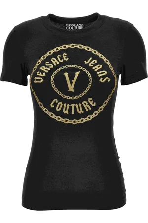 VERSACE Koszulki, Kobieta, Czarny, M, Koszulki i Pola