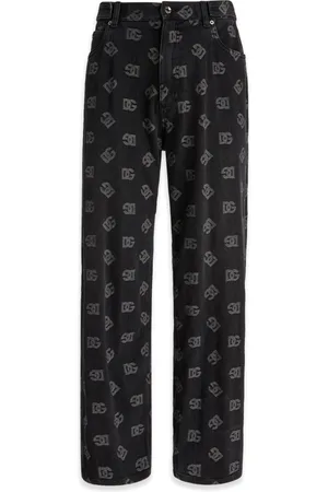 Dolce & Gabbana Jeansy, Mężczyzna, Czarny, S, Klasyczne dżinsy na co dzień
