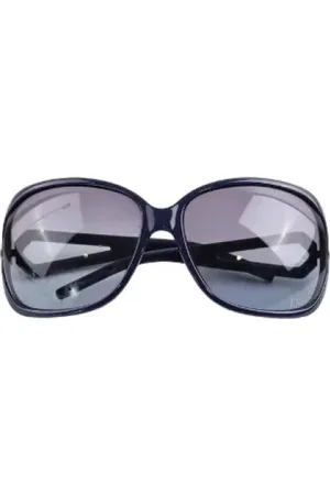 Dior Pre-owned, Kobieta, Niebieski, ONE SIZE, Pre-owned Plastic sunglasses