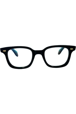 Cutler and Gross Akcesoria, unisex, Czarny, ONE SIZE, Okulary w Kwadratowej Oprawie - Czarny/Niebieski/Zielony