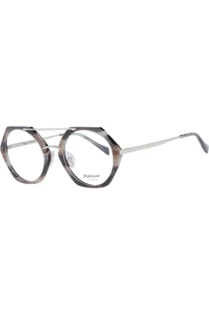 ANA HICKMANN Akcesoria, Kobieta, Szary, ONE SIZE, Szare Okulary Optyczne Aviator z Szkłami Demo