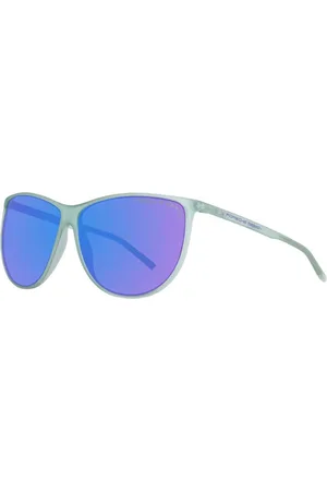 Porsche Design Akcesoria, Kobieta, Zielony, ONE SIZE, Zielone Lustro Motylek Okulary przeciwsłoneczne z ochroną UV