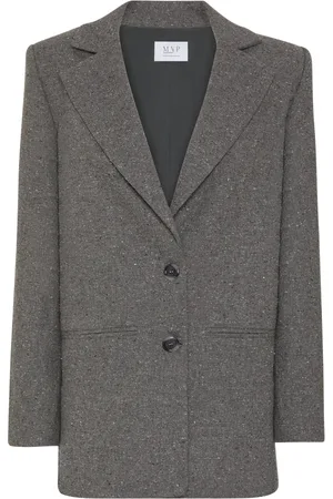 MVP Wardrobe Kurtki, Kobieta, Szary, M, Wełna, Fury Oversize Jacket
