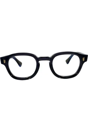 Cutler and Gross Akcesoria, unisex, Czarny, ONE SIZE, Okrągły kwadrat okulary - Szary Przezroczysty