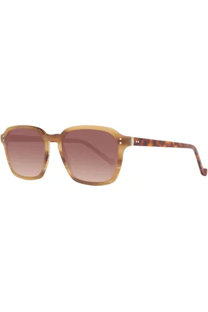Hackett Akcesoria, Mężczyzna, brązowy, ONE SIZE, Brązowy Tarcza Acetate Okulary przeciwsłoneczne
