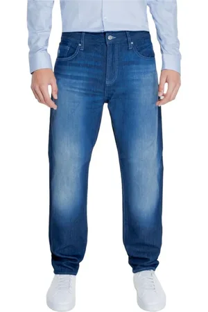 Armani Exchange Jeansy, Mężczyzna, Niebieski, W38 L32, Niebieskie Jeansyy i Spodnie z Bawełny