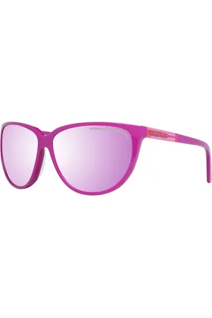 Porsche Design Akcesoria, Kobieta, Fioletowy, ONE SIZE, Fioletowe Motyle Odbijające Okulary przeciwsłoneczne
