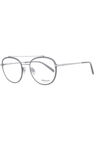 ANA HICKMANN Akcesoria, Kobieta, Szary, ONE SIZE, Szare Metalowe Okulary Optyczne Aviator
