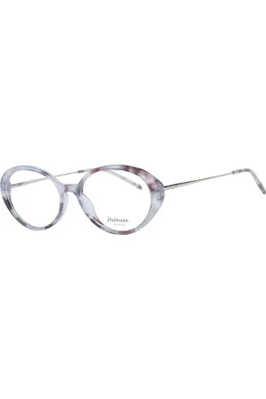 ANA HICKMANN Akcesoria, Kobieta, Fioletowy, ONE SIZE, Fioletowe Okrągłe Okulary Optyczne z Pełną Ramką